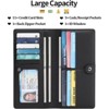 BEAFUP Wallets for Women,Ultra Slim Thin PU Leather RFID Blocking Bifold Wallet -with 11 Card Slots & Coin Pocket,for Daily Use,Travel,Business - 4 of 4