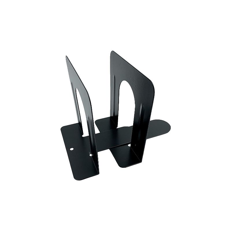 Huron 4.75 Steel Bookends Black Pair HASZ0038, 3 of 4
