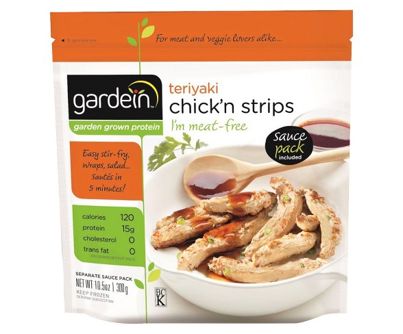 Gardein Teriyaki Meat-Free Frozen Chick'n Strips - 10.5oz