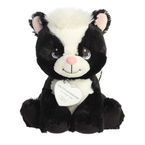 Aurora Small Sniffles Skunk Precious Moments Adorable Stuffed Animal Black 8" - 1 of 4