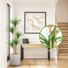 4 Ft Artificial Dracaena Tree, Realistic Fake Dracaena Plant, Tall Dracaena Houseplant for Indoor Décor - 4 of 4