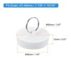 Unique Bargains Bathroom Kitchen Laundry Rubber Hanging Ring Sink Bathtub Drain Stoppers - 2 of 4