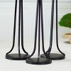 VIP Metal 20 in. Black Candle Holders Set of 3 - 4 of 4