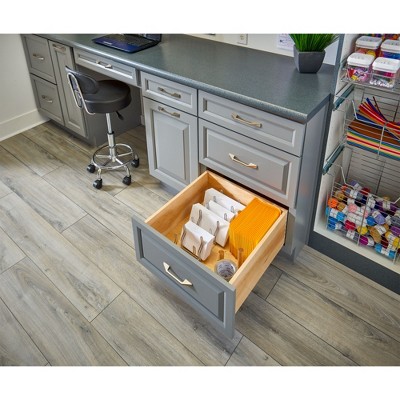 Rev-A-Shelf Kitchen Cabinet Drawer Storage Organizer for Pot and Pan Lid Storage, For 4DPS & 4DPBG Interior Peg Boards, Hold 6 Lids, Chrome, 5DLD-1-CR — фото 2