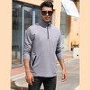 Men's Long-Sleeve Quarter-Zip Pullover Fleece Sweatshirt - 2 of 4