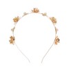 Unique Bargains Women's Cute Faux Pearl Headbands Gold Tone 1 Pc - 4 of 4