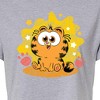 Women's - Garfield - Baby Garfield Paws And Stars Cropped Graphic T-Shirt - 2 of 4