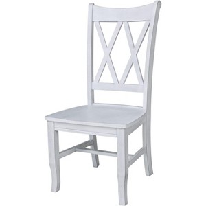 International Concepts Double XX Back Chair in Chalk - 1 of 4