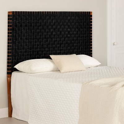 HomeStock Bohemian Harmony Queen Headboard, Matte Black