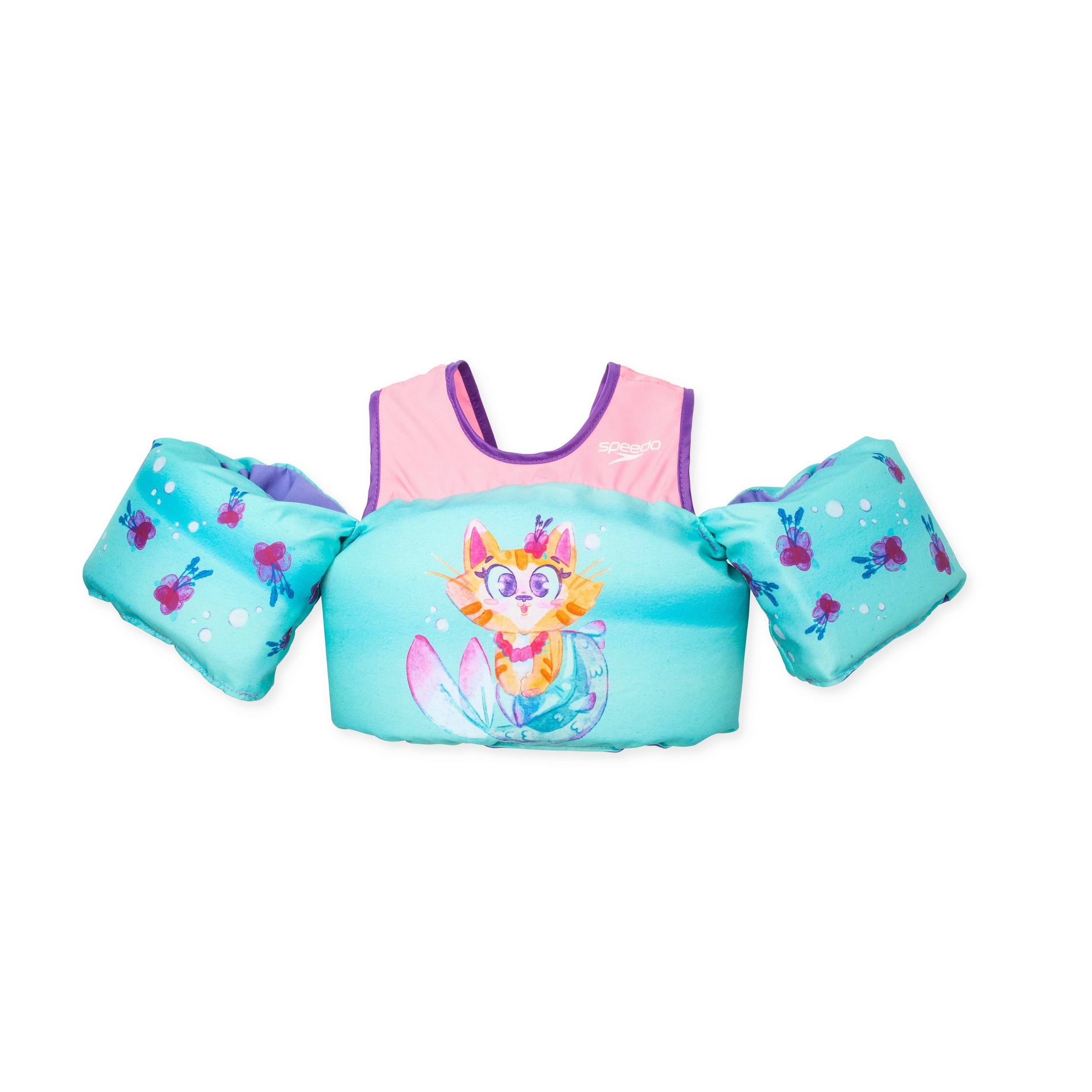 Speedo Splash Jammer - Teal/Pink: Youth Life Jacket Vests 33-55 lbs