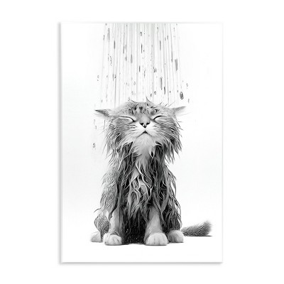Stupell Industries Kitten Bathroom Splash Wall Plaque Art