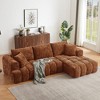 108.3" Chenille Tufted L-Shaped Modular Sectional Sofa with Right Arm Chaise Lounge, No Assembly Required - 3 of 4