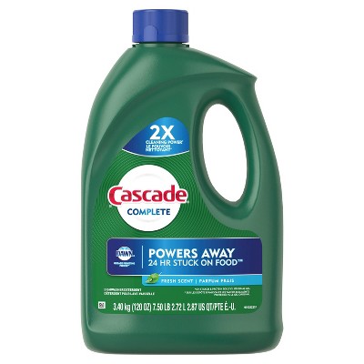 Cascade Lemon Essence Scent Free & Clear Actionpacs Dishwasher Detergent  Pods - 62ct : Target