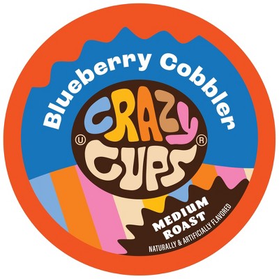 Crazy Cups Blueberry Cobbler Flavored Coffee Pods