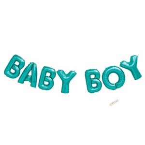 Baby Boy Phrase Foil Balloon Blue - Spritz , Boy