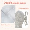 ChicFurnit 2PCS Seat Cushion Square Size Premium Soft Cotton Filling Non Slip Design Comfortable Durable for Living Room, Multi, 17.8"*17.8"*4.4" - 4 of 4
