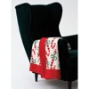 Shiraleah Candy Cane Holiday Throw Blanket - 4 of 4