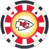 MasterPieces Casino Style 100 Piece Poker Chip Set - NFL Kansas City Chiefs. - 3 of 4