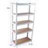NicBex Bookshelf with Adjustable Storage Shelves Bookcases for Living Room Home Office - 3 of 4