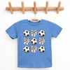 The Juniper Shop Soccer Ball Bows Stacked Youth Short Sleeve Tee - 2 of 4