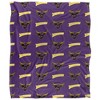 Minnesota State University Mankato Logo Pattern Silky 50x60 Blanket, 1 Sided - 2 of 4