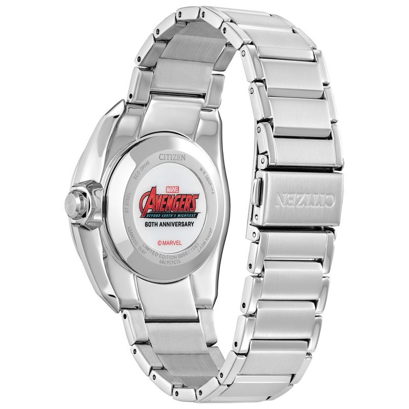 Citizen Marvel Eco-Drive featuring Avengers 3-hand Stainless Steel Bracelet Pin Box set, 5 of 9