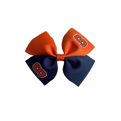 NCAA Syracuse Orange Glitter Pinwheel Hair Bow