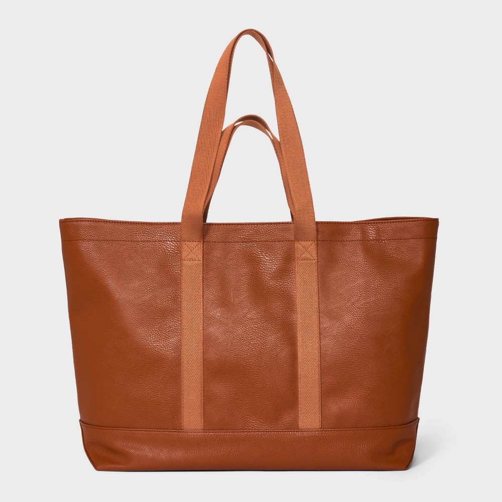 Photos - Travel Accessory Tote Handbag - Universal Thread™ Brown