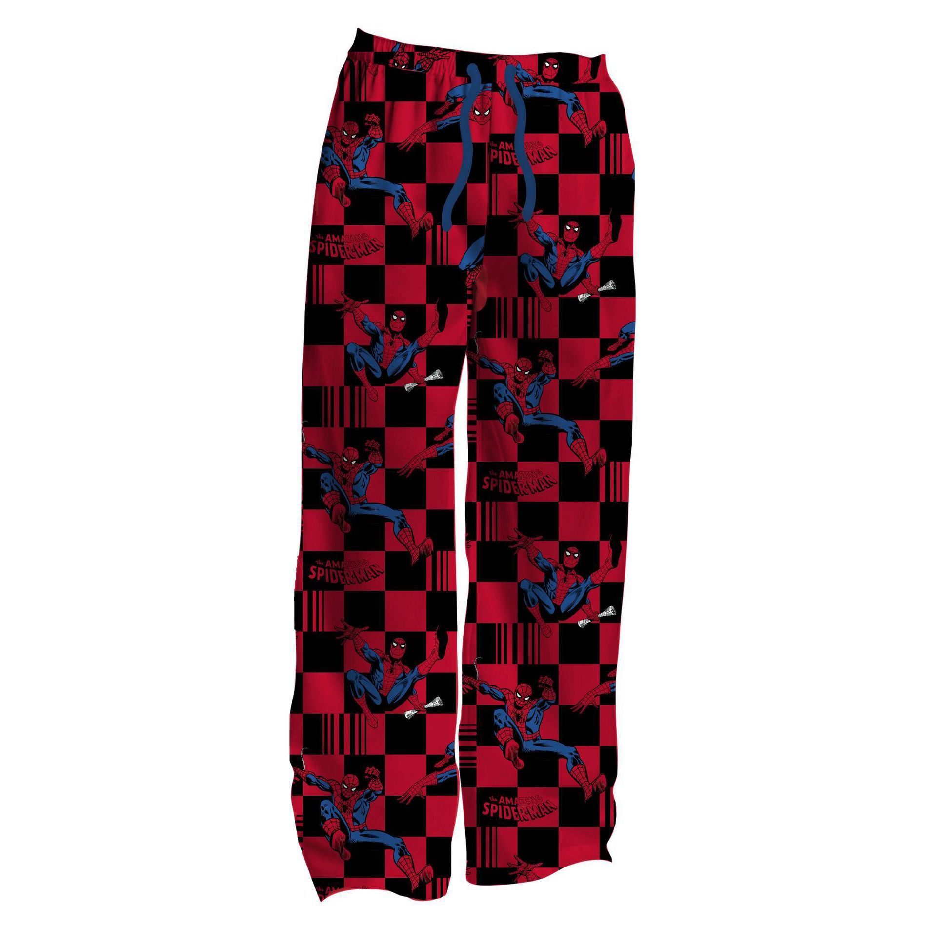 Men's Marvel Spider-Man Pajama Pants - Red/Black