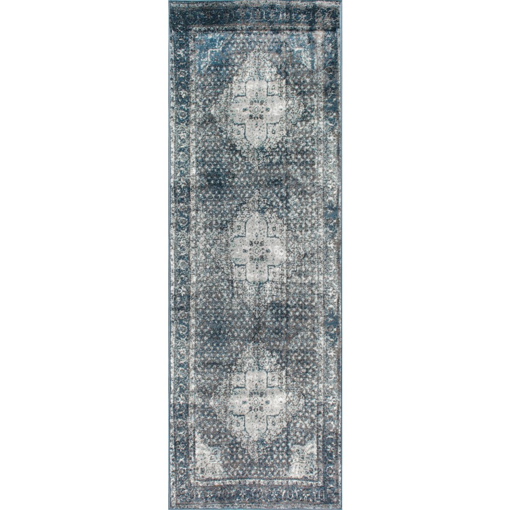 3'x8' Runner - Blue - nuLOOM