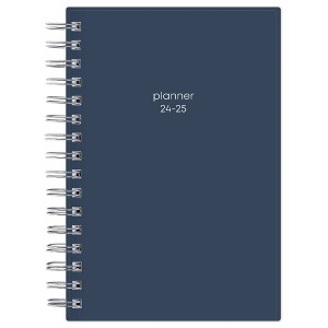 Blue Sky 2024-25 Daily/Monthly Planner 8"x5" Wirebound Navy: Student Planner, July-June, Weekly & Monthly, Adult - 1 of 4