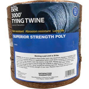 Do it Best  5/64 In. x 3000 Ft. Brown Polypropylene Tying Twine 750636 - 1 of 2
