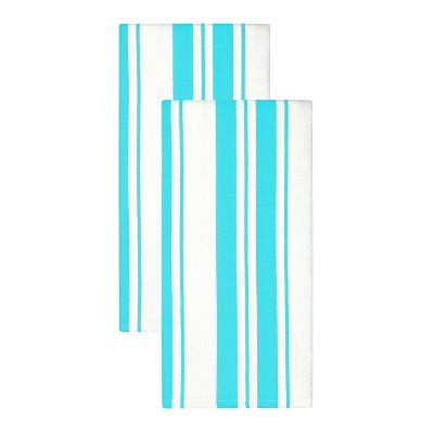 2pk Cotton Striped Dish Towels - MU Kitchen