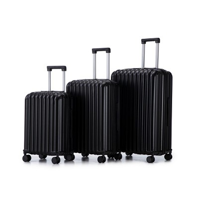 Luggage Sets,20/24/28Inch ABS Spinner Wheel Luggages With Cup Holder And USB Port And Phone Holder,3 Piece Set Of Luggage-Cuddlewood
