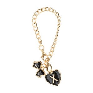 Unique Bargains Heart Bow Water Cup Pendant 1 Pc - 1 of 4