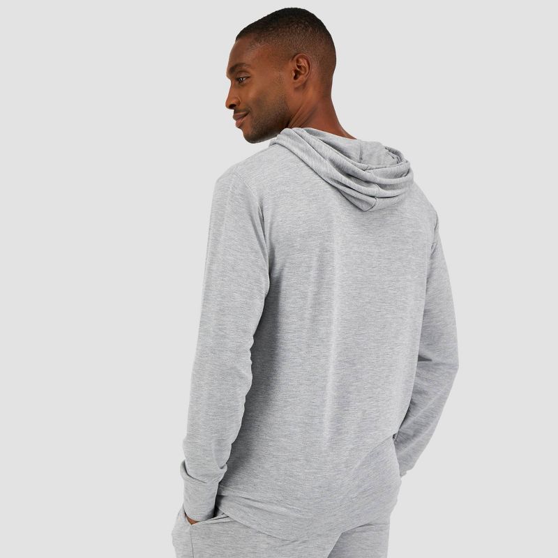 Hanes Premium Men's Long Sleeve Pajama Hoodie, 4 of 8