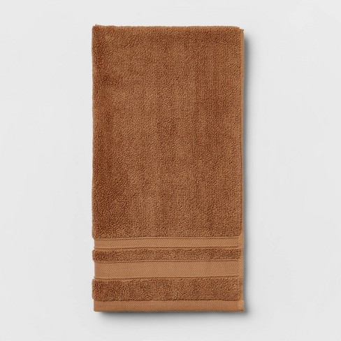 brown bathroom hand towels