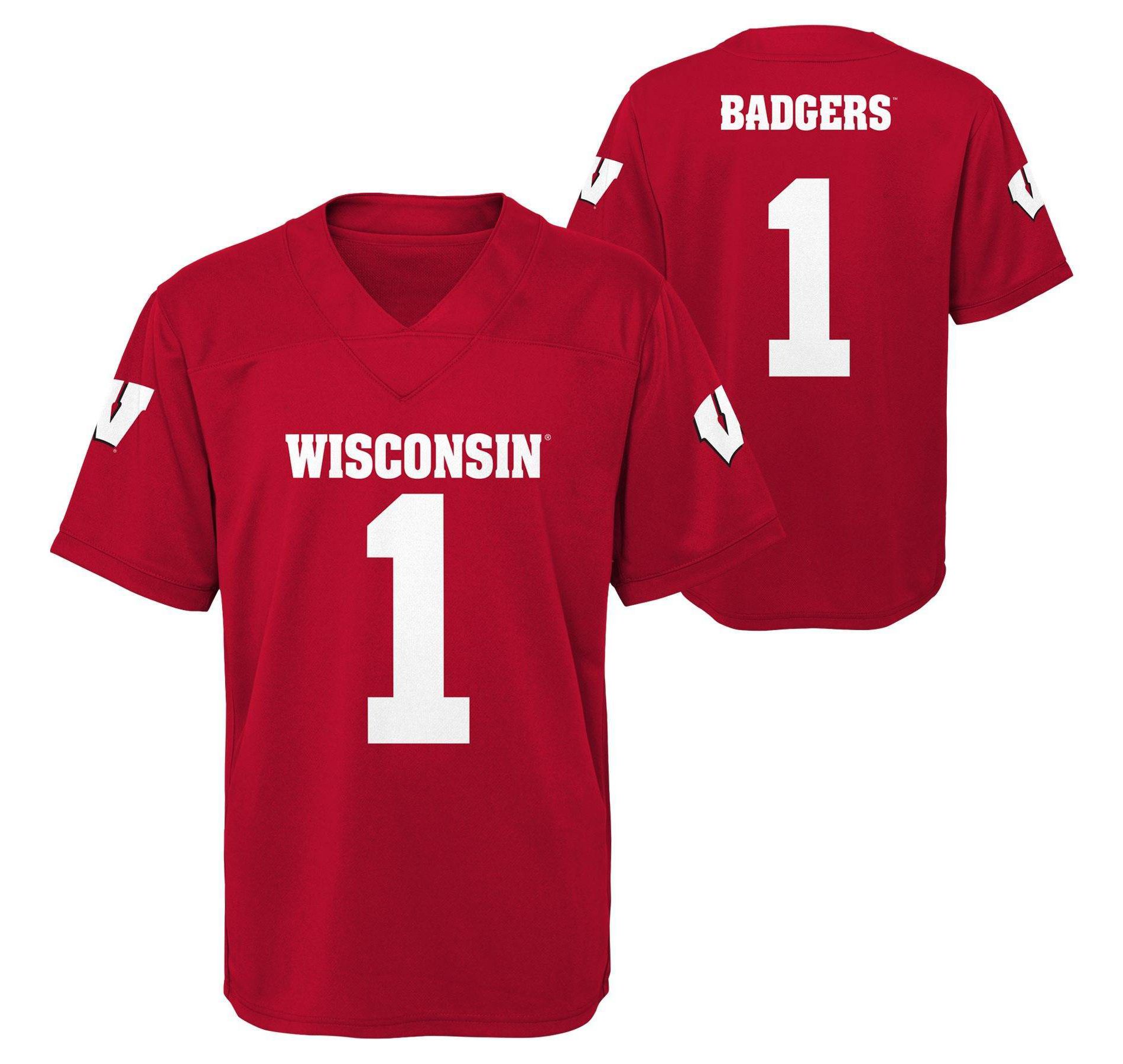 NCAA Wisconsin Badgers Boys' Jersey