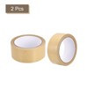 Unique Bargains Paper Adhesive Packing Tape for Masking Sealing Brown 2 Pcs - 3 of 4