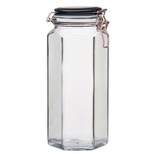 Amici Home Adler Collection Food Safe Hermetic Preserving Glass Canister With Lid & Clippers