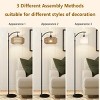 65"H Adjustable Height Standing Lamp With Remote 3 Color Temperatures For Living Room,Boho Style Floor Lamp With Rattan Shade For Bedroom-The Pop Home - 4 of 4