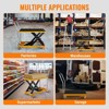 Hydraulic Lift Table Cart, 300/500/1100 lbs Capacity 28.5" Lifting Height, Manual Single Scissor Lift Table with Wheels & Non-Slip Pad for Handling - 4 of 4