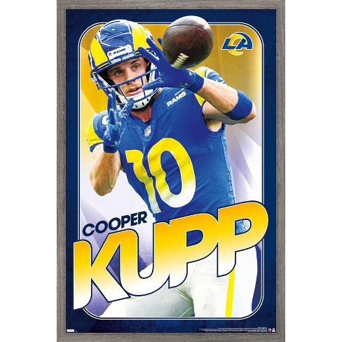 Trends International Nfl Los Angeles Rams - Cooper Kupp 22 Framed Wall  Poster Prints Barnwood Framed Version 22.375 X 34 : Target
