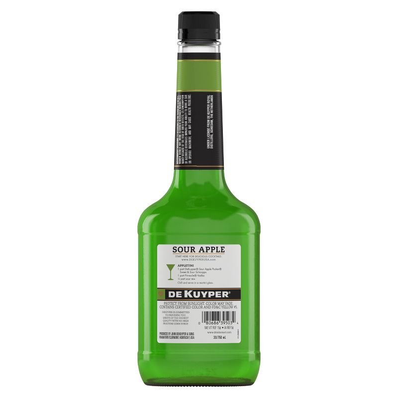 DeKuyper Sour Apple Schnapps - 750ml Bottle, 5 of 6
