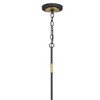 Crystorama Lighting Niles 4 - Light Chandelier in  Black Forged/Modern Gold - 3 of 4