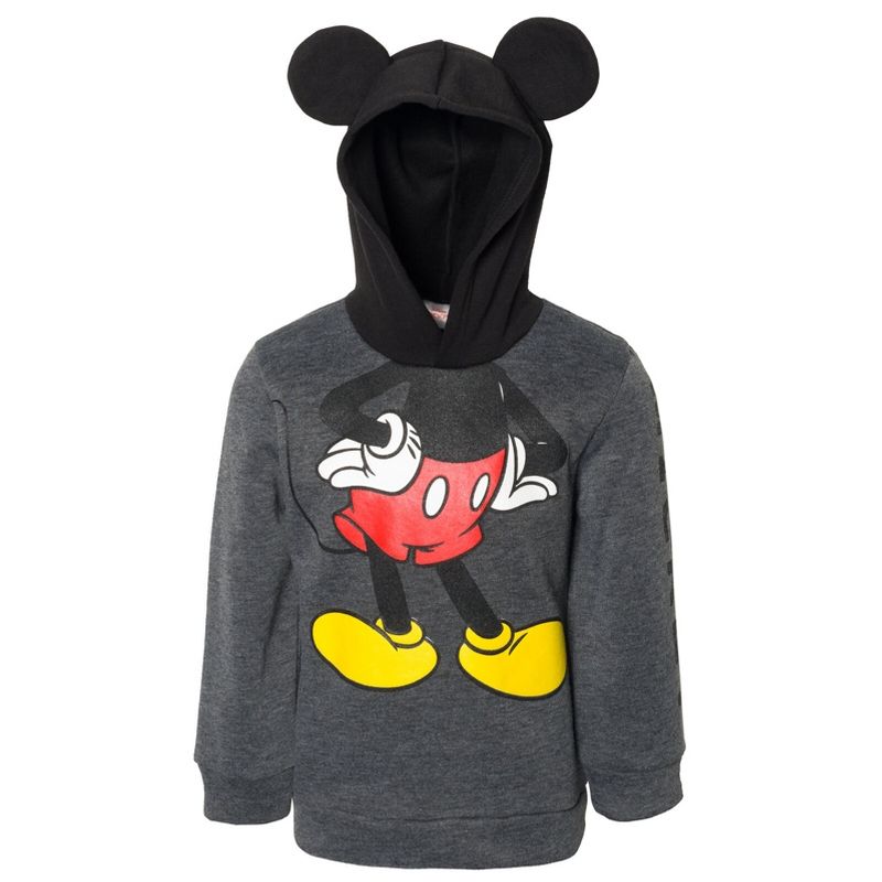 Disney Mickey Mouse Winnie the Pooh Fleece Cosplay Pullover Hoodie Toddler, 1 of 8