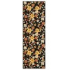 Floral Rug Modern Washable Living Room Rug Non Shedding Stain Resistant Farmhouse Soft Foldable Carpet - 3 of 4