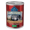 12ct Blue Buffalo Wilderness Grain Free Wet Dog Food Rocky Mountain Recipe Red Meat Beef Flavor Dinner - 12.5oz/12ct Pack - 2 of 4