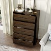 Famapy Dresser 5-Drawer Chest,Stable Base,Anti-Tip Hardware,Easy Clean,Tall Storage Cabinet,Side Tatble,Bedroom & Closet Home office Organizer - 2 of 4
