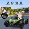 24V Ride On UTV,130W Electric Powered UTV with Remote Control,Spring Suspension,LED Light, 4 Shock Absorbers,Music,UTV for Kids - 2 of 4